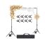 Adjustable Portable Backdrop Stand 7x10 Feet with 3 Crossbars