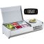 Refrigerated condiment station 140W, stainless steel, countertop