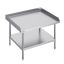 Stainless Steel Commercial Workbench, 30x36x26 Inch, with Sidewalls and Adjustable Height