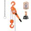 Manual chain hoist 6T, G80 steel chain, 6 m, heavy duty