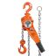 Manual chain hoist 0.75 T, G80 galvanized steel, 1.5 m