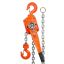 Manual chain hoist 3 t, 3.1 m, G80 galvanized steel