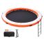 Nadmuchiwany pomost pływający 8 stóp z siatką trampoliny 5 stóp i drabinką