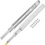 Heavy-duty lockable drawer slides, 152.4 cm, 227 kg, full extension, ball bearings