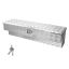 Aluminum tool box for truck body, 1219x340x330 mm, silver