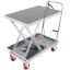 Hydraulic Scissor Lift Table Cart, 500 lbs, 28.5 inches, Gray
