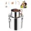 Alcohol distillation apparatus, 19 L, stainless steel with copper spiral and thermometer