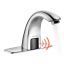 Touchless bathroom sink faucet with motion sensor, chrome