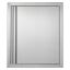 Grill stainless steel single recessed door 457x533 mm
