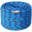 Lina wspinaczkowa 12,7 mm, 45,7 m, 30 kN, niebieska, ze stalowymi hakami
