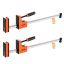F-shaped clamps for woodworking, 91.4 cm, 2 pcs., orange