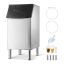 Commercial stainless steel ice storage bin, 136 kg