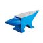 Single horn cast steel blacksmith anvil, 132 lbs.