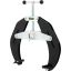 Heavy Duty Steel Pipe Clamp, 5-12 Inch, Black