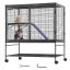 39 Inch Metal Two-Tier Ferret Cage with Ramps and Tray