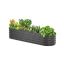 Metal Galvanized Raised Bed, 6.53x1.96x1.4 ft, Dark Gray