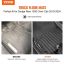 Car mats dodge ram 1500 crew cab 2019–2024, TPE, black, 3 pcs.