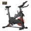 Stationary exercise bike with magnetic resistance and LCD monitor