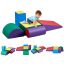 Climbing toy set for children, 5 pieces, foam, PU leather