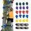 Ninja tree climbing set with holders and straps, for outdoor training