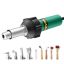 Hot air plastic welding machine, 1600 W with 9 accessories