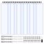 PVC strip curtain for doors, transparent, 96.5x213.4 cm