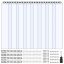 PVC strip curtain for doors, transparent, 121.9x213.4 cm