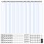 PVC strip curtain for doors 152.4x213.4 cm, transparent