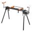 Folding steel miter saw stand, 550 kg load capacity