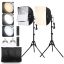 Zestaw oświetleniowy softbox 40x40 cm, regulowany 3000–6500 K