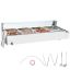 Electric 8-pan food warmer, stainless steel, silver