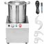 Food and vegetable chopper, 15 L, stainless steel, 2 S-shaped blades