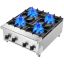 Commercial stainless steel gas stove, 4 burners, 28 kW