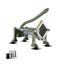 Manual potato slicer with stainless steel blades and suction cups