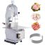 Electric commercial meat band saw, 1500 W, stainless steel
