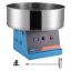 Electric cotton candy maker 1000 W, stainless steel bowl, blue
