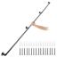 Carbon steel pipe stair railing, 274.3 cm, 199.6 kg load capacity