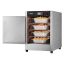 Hot food warmer, stainless steel, 4 levels, with water tray