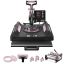 Heat press machine 8 in 1, 38x38 cm, black