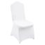 Stretchy white spandex folding chair covers, 12 pcs.