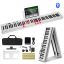Foldable 88-key digital piano, white, bluetooth, MIDI