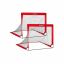 Football goal set, 2 pieces, red