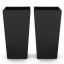 Doniczki VEVOR F4075W-BK, 2 szt., czarne, 39 × 75 cm
