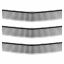 Lawn sweeper brush replacements VEVOR 919-002B, 3 pcs, Black, 59.5 × 10.5 cm
