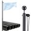 Флагшток VEVOR UP-QGTJ30, секционный, Чёрный, Ø5,16 × 914 см