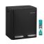 SONGMICS LTB130 Kitchen Trash Can, 2 × 15 l, Black, 41.8 × 35.3 × 45.5 cm