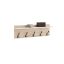 Stylish clothes rack Andy 100x30x16 cm, beige with white edges
