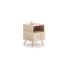 Stolik nocny Logan 53x37x40, beżowy