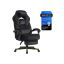Fotel gamingowy SONGMICS OBG77BR z podnóżkiem, 69,7 × 118–128 × 72,4 cm