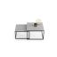Stolik kawowy w kolorze betonu Twin 70x70x42cm / 60x60x36 cm, szary